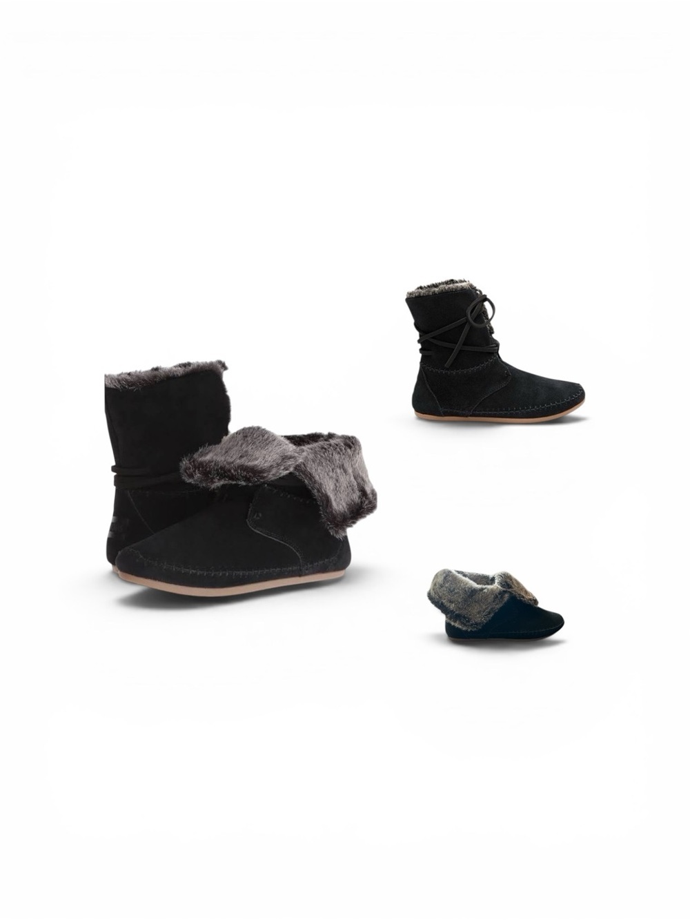 Toms NWOT Zahara Suede Moccasin boots